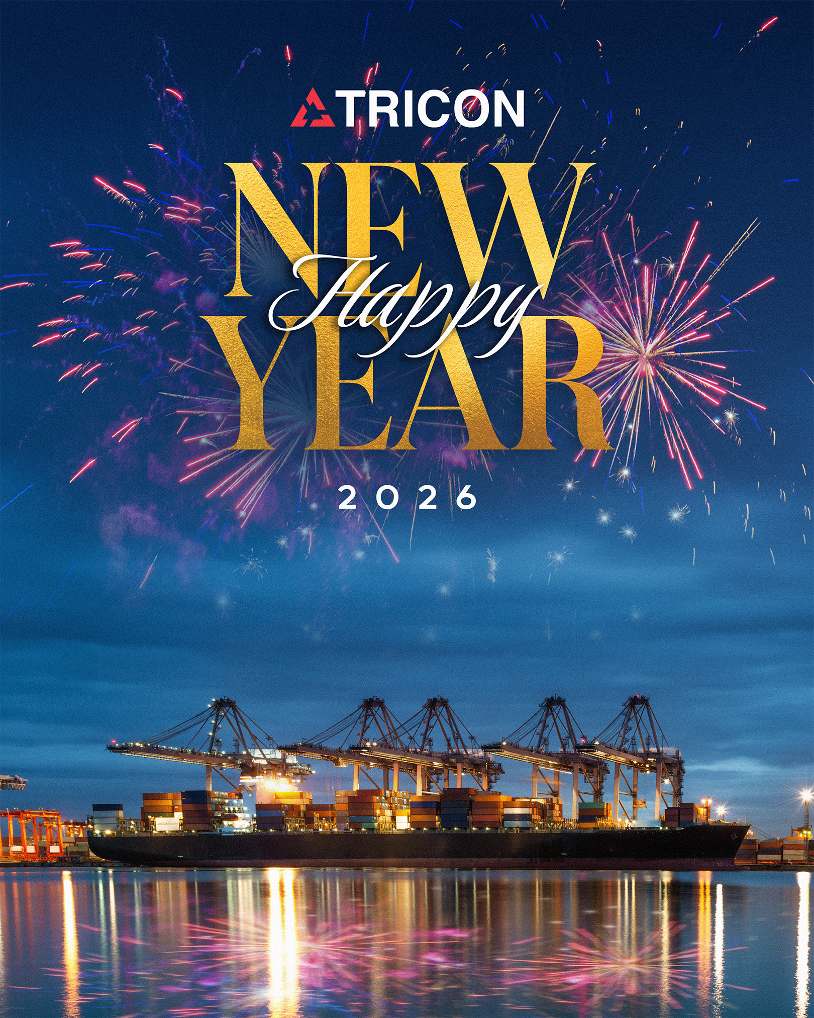 New years social media post